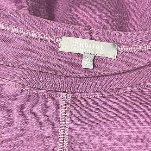 NWOT Habitat 27506 Stiched Pieced Cotton Swing Tunic Heather Sz XS/S - Picture 2 of 7